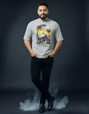 Gonji Graphic Drop Shoulder T-Shirt_img_2