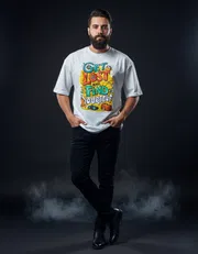 Gonji Graphic Drop Shoulder T-Shirt_img_1