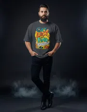Gonji Graphic Drop Shoulder T-Shirt_img_2