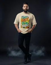 Gonji Graphic Drop Shoulder T-Shirt_img_3