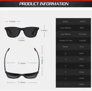 139 B Polaroid Sunglass Men Square Frame_img_4