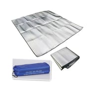 Double-Sided Aluminum Film Moisture-Proof Mat – Thickened Beach Mat for Camping, Lunch Breaks, and Emergency Use_img_0