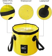 Portable Outdoor Folding Bucket – Multi-Function Water Bucket for Camping, Fishing, Picnics, and Foot Bath_img_2