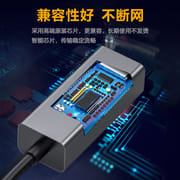 USB Network card  adapter to 100M Gigabit network port HUB wired Ethernet external driver-free USB network card network conversion_img_1