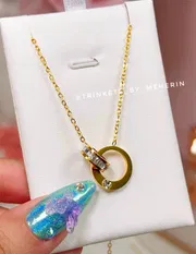 Circled ring pendant neckpiece_img_1