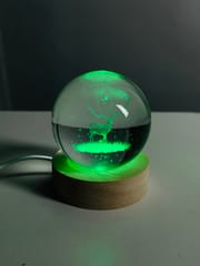 Color Changing LED 3D Crystal Ball – Deer_img_0
