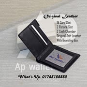 Bee Original Leather Short Wallet With Branding Box_img_2