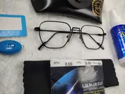 Black Design Metal Premium BlueCut eyeglass_img_1