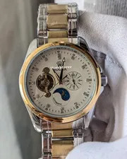 Rolex White Face Mechanical Watch_img_1