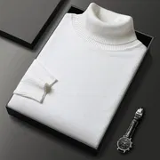 Classic White Turtleneck Sweater_img_1