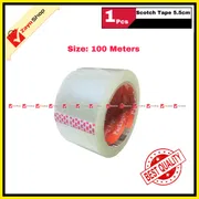 Scotch Tape 5.5 cm 100 Meters ( Transparent )_img_0