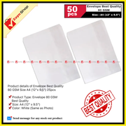 Envelope Best Quality 80 GSM Size (12"x 9.5") 25pcs_img_1
