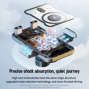 Transparent Electric Wireless Changing Phone Holder_img_2