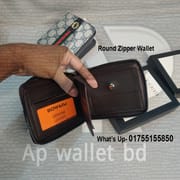 Men Bense Round Zipper Premium Wallet With Box_img_6