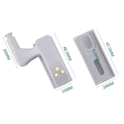 Cabinet Hinge LED Light – Auto On-Off Smart Lighting for Cabinets with Battery_img_0