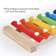 Kids Wooden Rainbow Xylophone – Musical Educational Toy_img_4