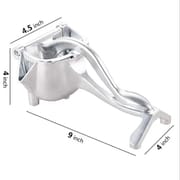 Heavy Duty Aluminum Hand Press Fruit Juicer | Manual Lemon, Lime & Orange Squeezer for Home & Kitchen (Silver) | Price in BD_img_1