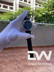 Patek Philippe Chronograph Black Leather Belt_img_3