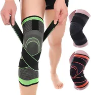 UNBIT Knee Braces， Kneelet Sports Knee Pads Cycling Man Adjustable Women Compression Elastic Knee Support Fitness Equipment Protective_img_0