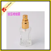 Empty Bottle 5ml Refillable Spray Atomizer Round Shape Transparent Glass Random Color 1pcs_img_2