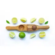 Wooden Lebu Chipa Machine/ Manual Hand Press Lemon Juicer Fruit Orange Juice Tool_img_5