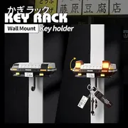 Car Headlight Wall Key Holder – Creative Automotive Key Hanger with LED Light_img_3