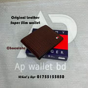 Tommy Hilfiger Genuine Leather Super Slim Wallet With Box_img_1