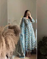 New Anarkoli Gown Three Piece set_img_0