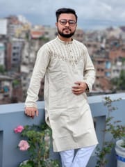 Premium Elite Chest embroidered panjabi code 718_img_2