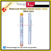 Good Luck Plastic Scholar Scale / Ruler 30cm 1pcs_img_1