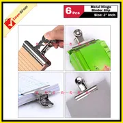 Metal Steel Hinge Clip Binder Paper Clip Size 3 inch Pack of 6 pcs_img_1