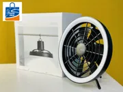 JISULIFE FA17 Rechargeable Fan With LED Light And Table Tripod_img_1