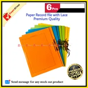 Paper Record file with Lace Premium Quality pack of 6 pcs_img_1