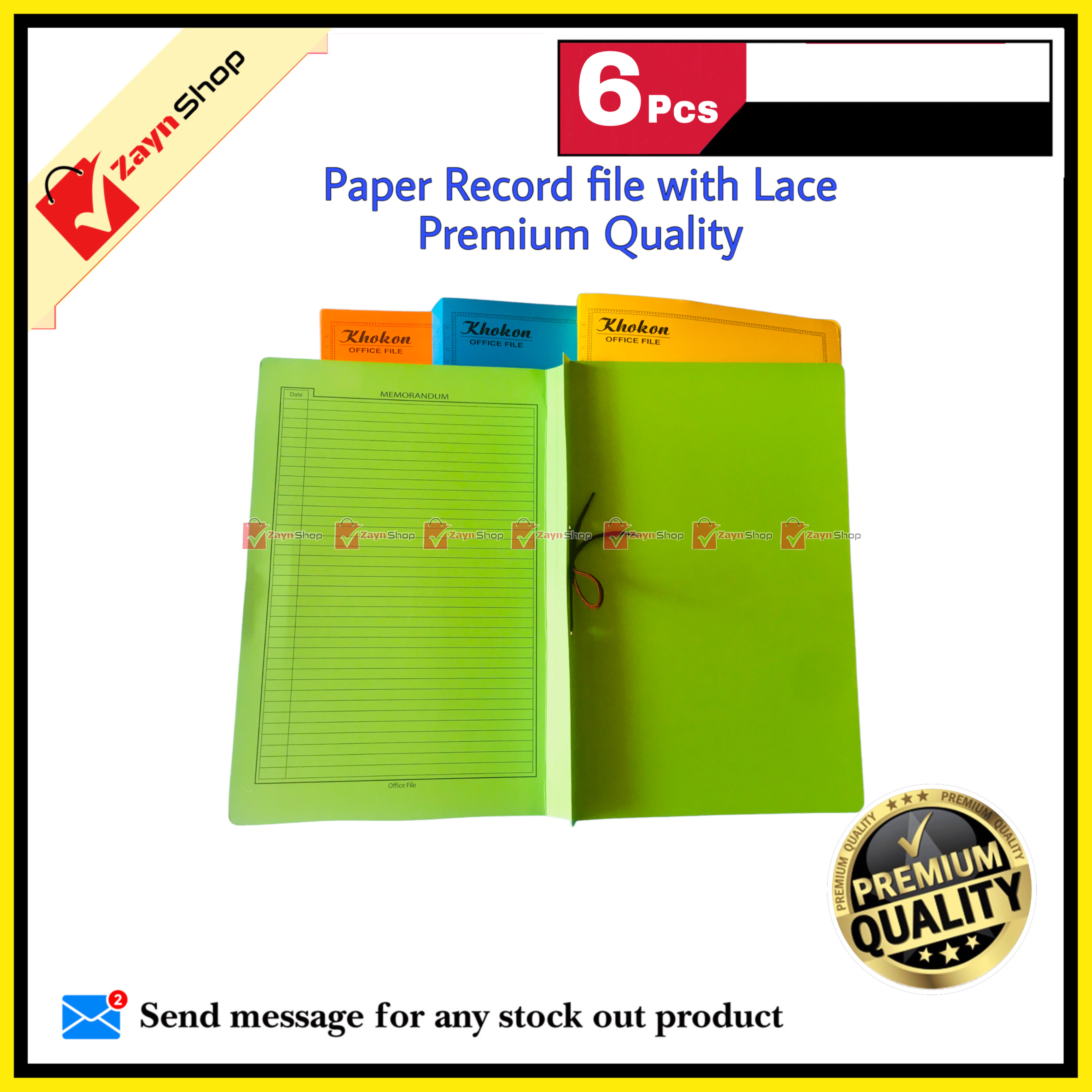 Paper Record file with Lace Premium Quality pack of 6 pcs_img_2