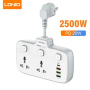 LDNIO SC2413 PD & QC3.0 2 Universal Outlets Power Socket_img_0
