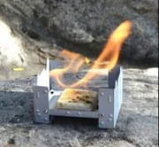 Foldable Card Type Solid Fuel Stov with 1 Pack Free Hexamine Fuel_img_0