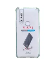 Vivo V15 Transparent/Clear Soft silicone Phone Cover_img_0