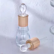 Empty Glass Bottle with stick 12ml For Essential Oil Gourd Type Refillable Perfume Bottles 1 pcs_img_0