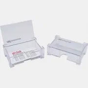 Deli Business visiting Card Holder /Card Box- Transparent 1 pcs_img_4