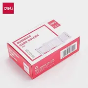 Deli Business visiting Card Holder /Card Box- Transparent 1 pcs_img_5