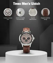 TIMEX Multi Function Chronograph Bronze Dial Analog Watch_img_7