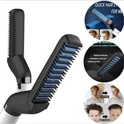 3-in-1 Hair Straightener, Curler & Smoothing Comb – Fast Heating, Anti-Scald, Travel-Friendly_img_6