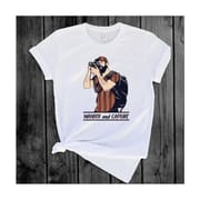 Men's Fashionable Half Sleeve T-Shirt - Camera Photography_img_0