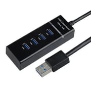 High Speed USB 3.1 4 Port USB 3.0 Hub for PC Laptop Tablet – Black_img_0