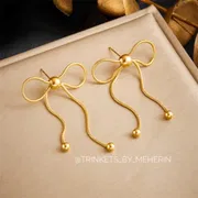 Bow tassel earring_img_0