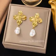 Vintage pearl earring_img_0