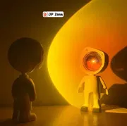Astronauts Robot Sunset Lamp_img_1