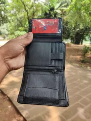 Black Chocolate Premium 100% Genuine Cow Leather Wallet_img_6