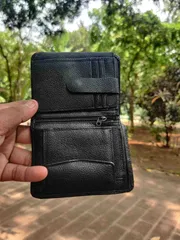 Black Chocolate Premium 100% Genuine Cow Leather Wallet_img_7