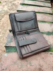 Black Premium 100% Genuine Cow Leather Wallet_img_3